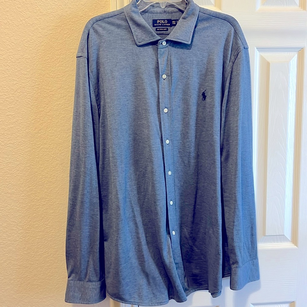 Polo Ralph Lauren. Knit long sleeve dress shirt. XXL.
